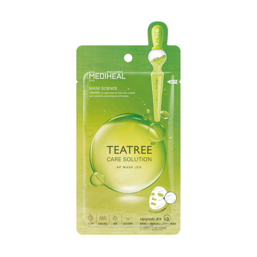 メディヒール ティーツリーケアソリューションアンプルマスクJEXを