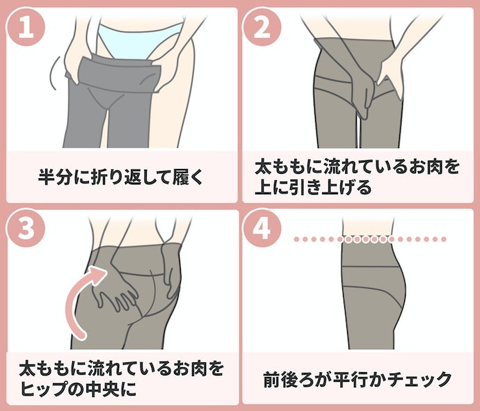 ガードルの正しい着用方法は?