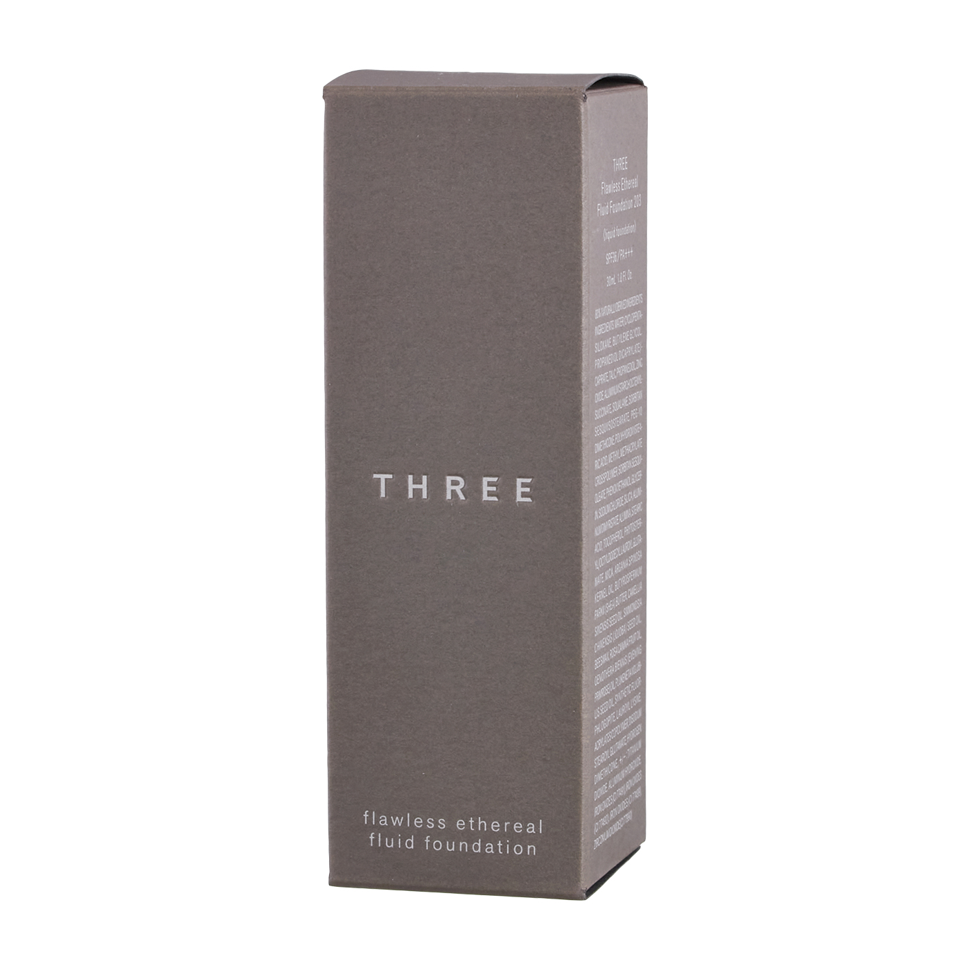 THREE フローレスエシリアル　フルイド　ファンデーション204 THREE フローレスエシリアル フルイド ファンデーション 203をレビュー