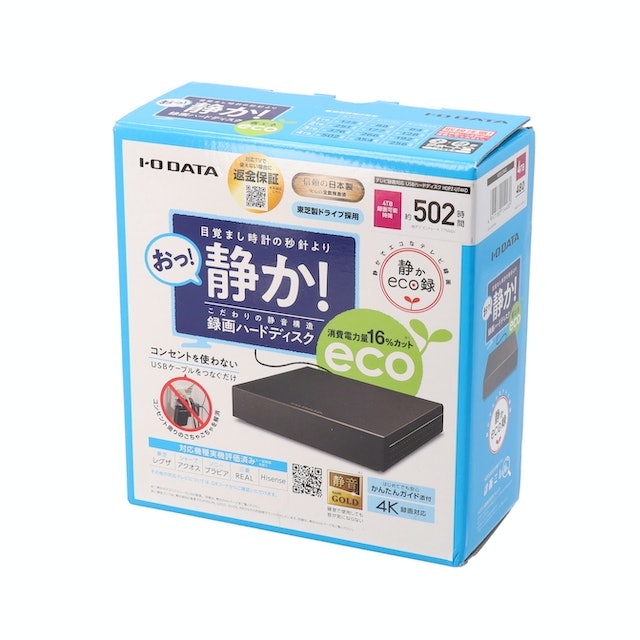 アイ・オー・データ テレビ録画用USBハードディスク HDPZ-UT4KDを アイ・オー・データ テレビ録画用USBハードディスク HDPZ-UT4KDを