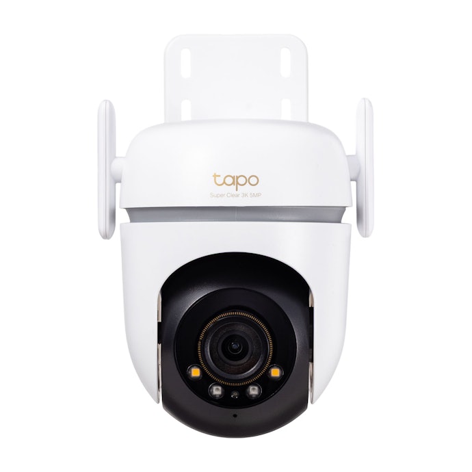 tapo TC43 500万画素 防犯カメラ 3K + Lexar 128GB Tapo 屋外防犯カメラ 500万画素 屋内/屋外 パンチルト TC43