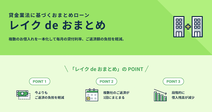 レイクのおまとめローンとは?