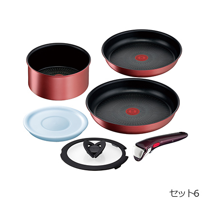 お値下げ⭐︎ティファール インジニオ・ネオ IHルージュ・アンリミテッド セット6 ティファール インジニオ・ネオ IHルージュ・アンリミテッド セット6を