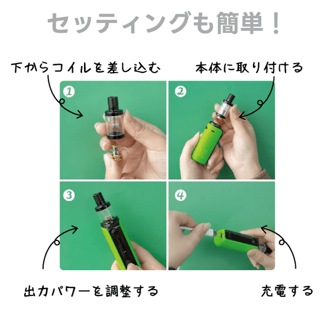 Eleaf iJust P40の使い方は?