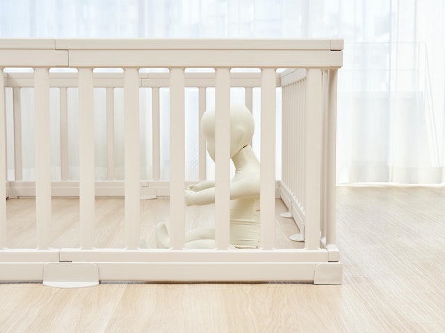 Anuri ベビーサークルドア付きセット ハイタイプ モダンを