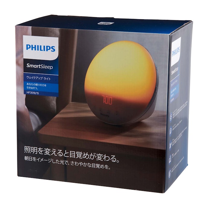 PHILIPSSmartSleepウェイクアップライト/ラジオ HF359/15 フィリップス SmartSleep ウェイクアップ ライト HF3519/15を