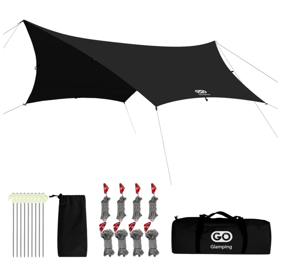 【絶版品/美品】GOGlamping TSUBASA ヘキサ TC タープ GOGlamping TSUBASA ヘキサタープ TC4.2x4.1m