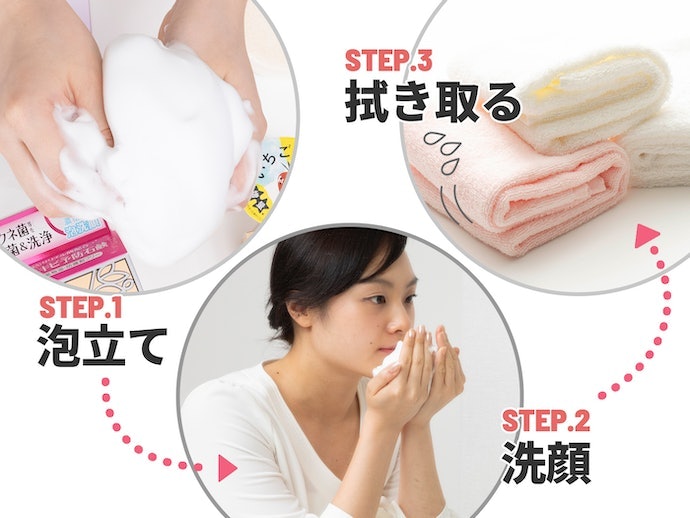 洗顔石鹸の正しい使い方は?