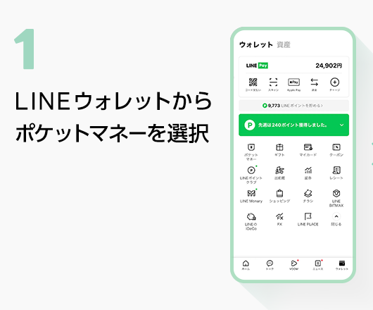 LINEポケットマネーの申込方法をチェック