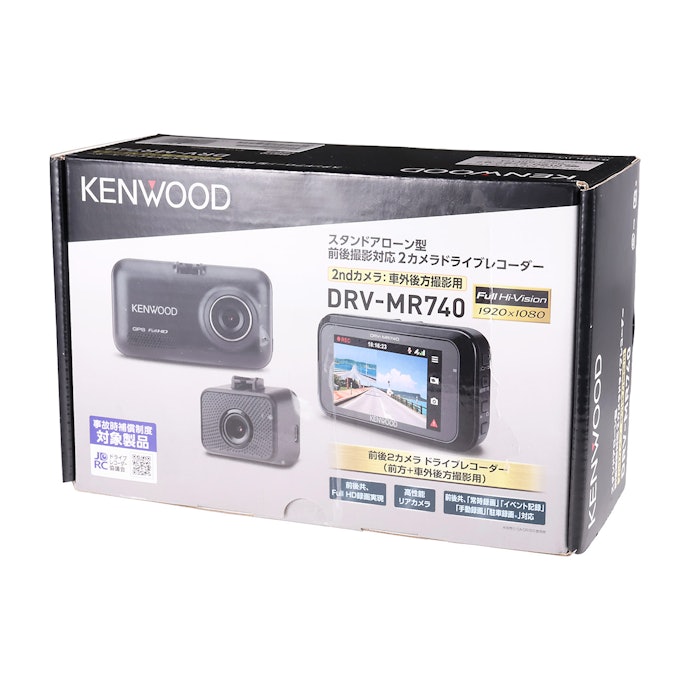 ケンウッド 前後撮影対応2カメラドライブレコーダー DRV-MR740の ケンウッド 前後撮影対応2カメラドライブレコーダー DRV-MR740の