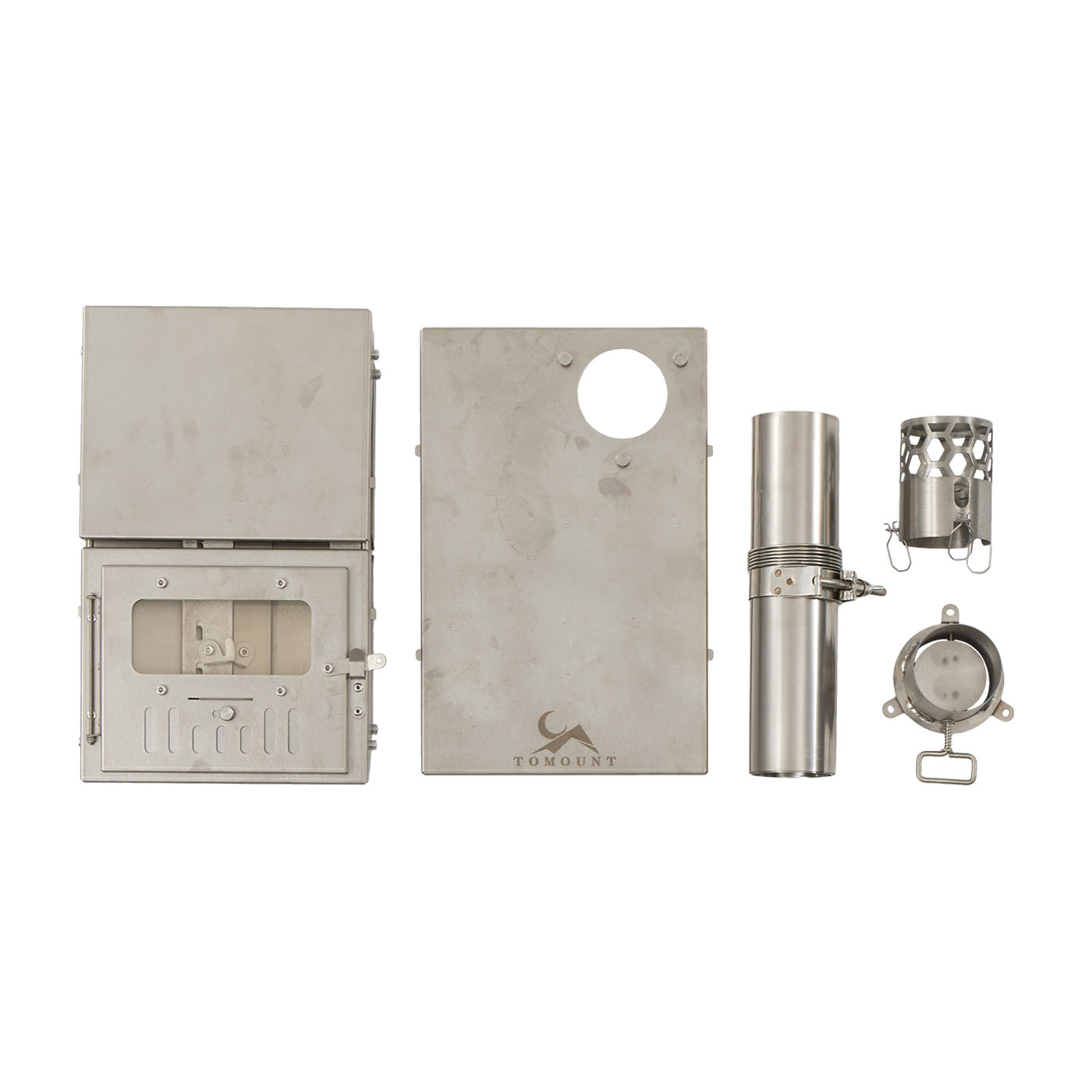 【新品】TOMOUNT チタンストーブ　薪ストーブ　軽量コンパクト 新品】TOMOUNT チタンストーブ 薪ストーブ 軽量コンパクト - メルカリ