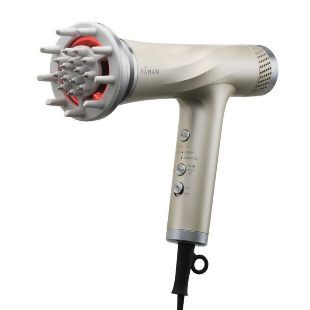 美品 YAMAN ヤーマン ブライトドライヤーフォトイオン 強風量 短時間ドライ 手ぐしブローでまとまる、うるツヤ髪に ブライトドライヤー