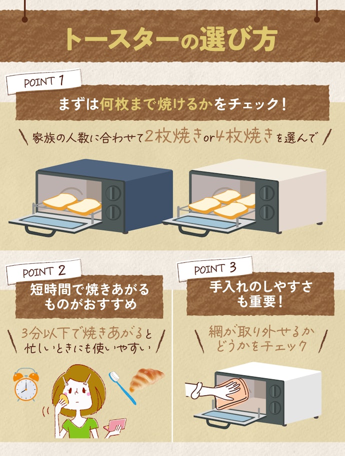 トースターの選び方は?失敗しないためのポイントを専門家2人に聞きました!