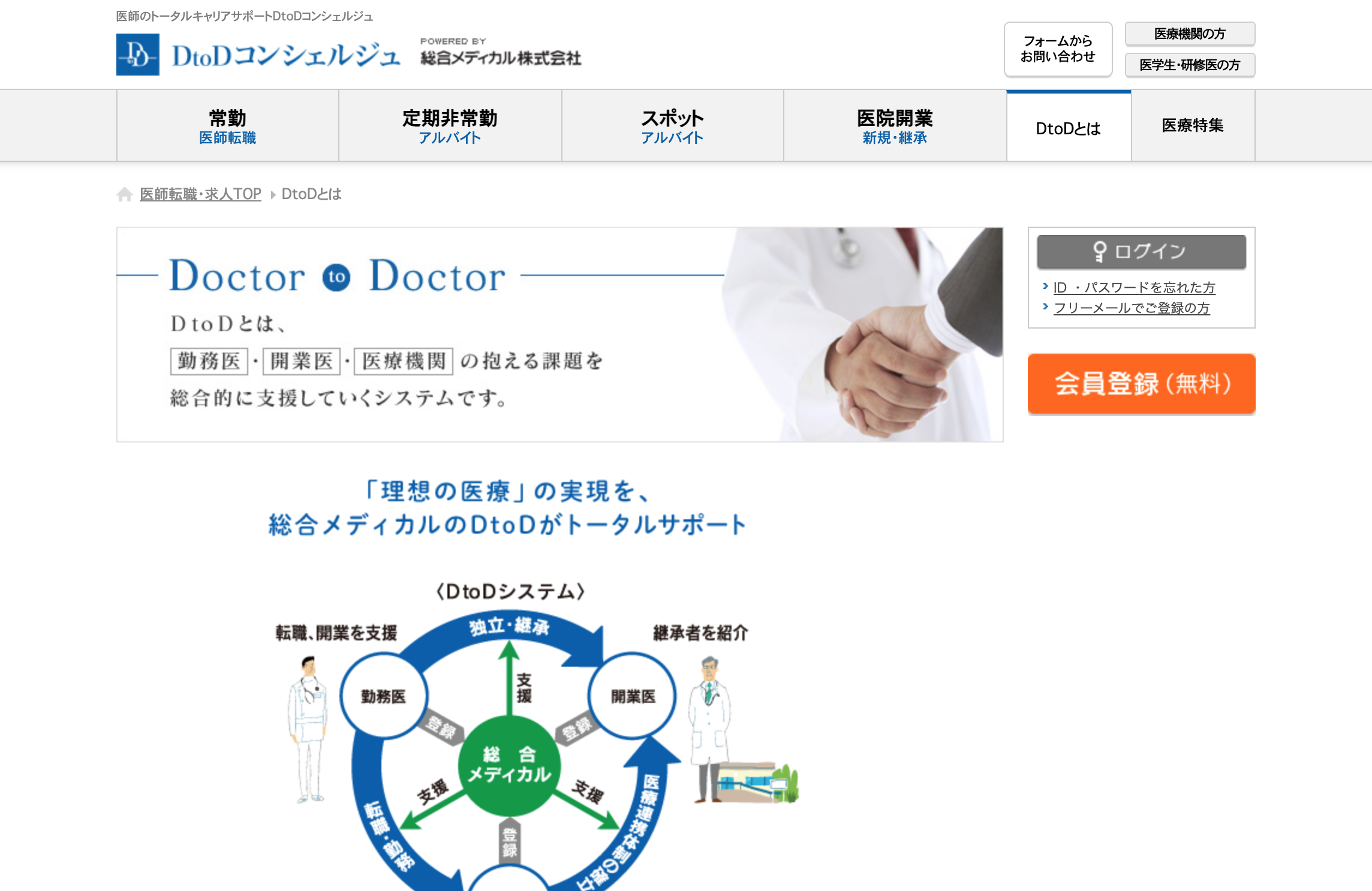 Dtodコンシェルジュの口コミ 評判は本当 医師の転職に便利 求人の種類や登録後の流れを徹底解説 Mybest