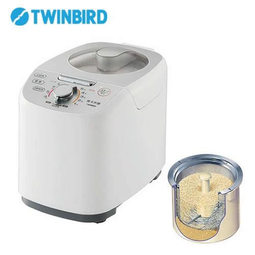TWINBIRD ツインバード 精米機 MR-E751 ツインバード TWINBIRD MR-E751W ホワイト 精米御膳 コンパクト