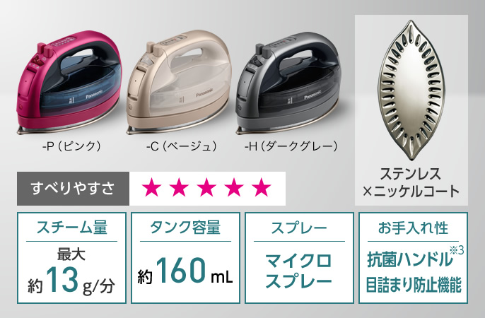 パナソニック コードレススチームアイロン NI-WL707をレビュー
