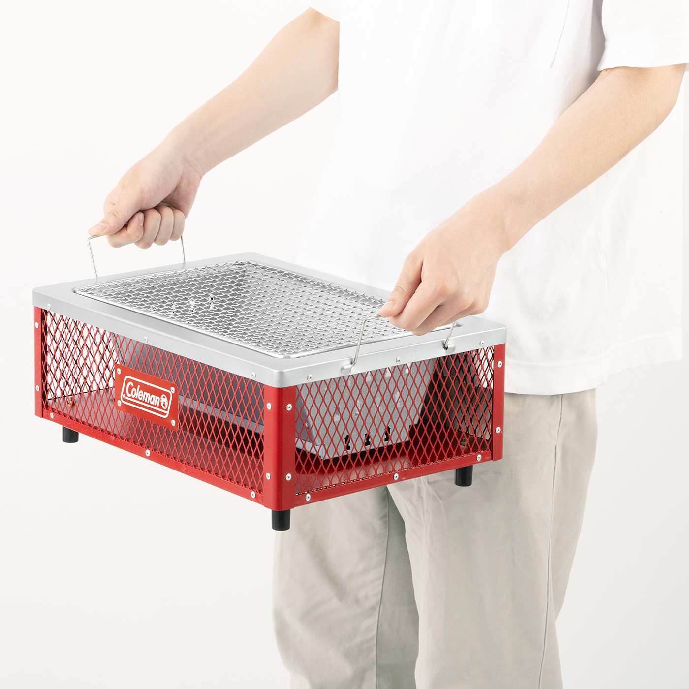 74%OFF!】 新品 コールマン クールステージテーブルトップグリル 炭
