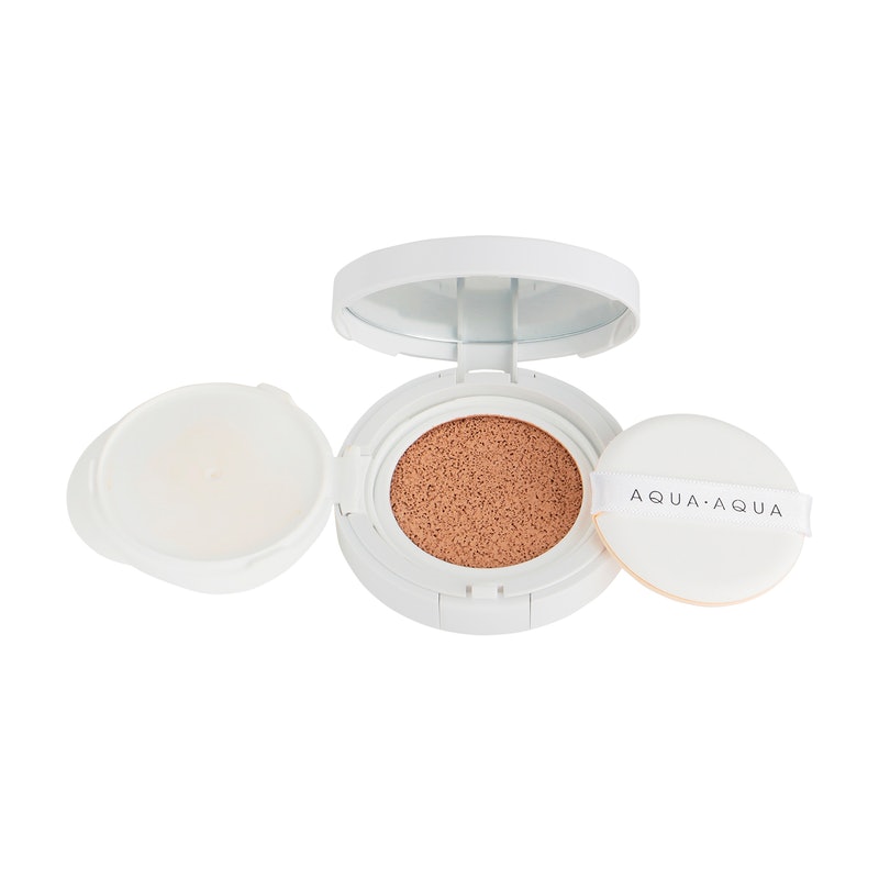 【ナチュラルベージュ】オーガニッククッションコンパクトファンデーション×9個 アクア・アクア オーガニック クッションファンデーション