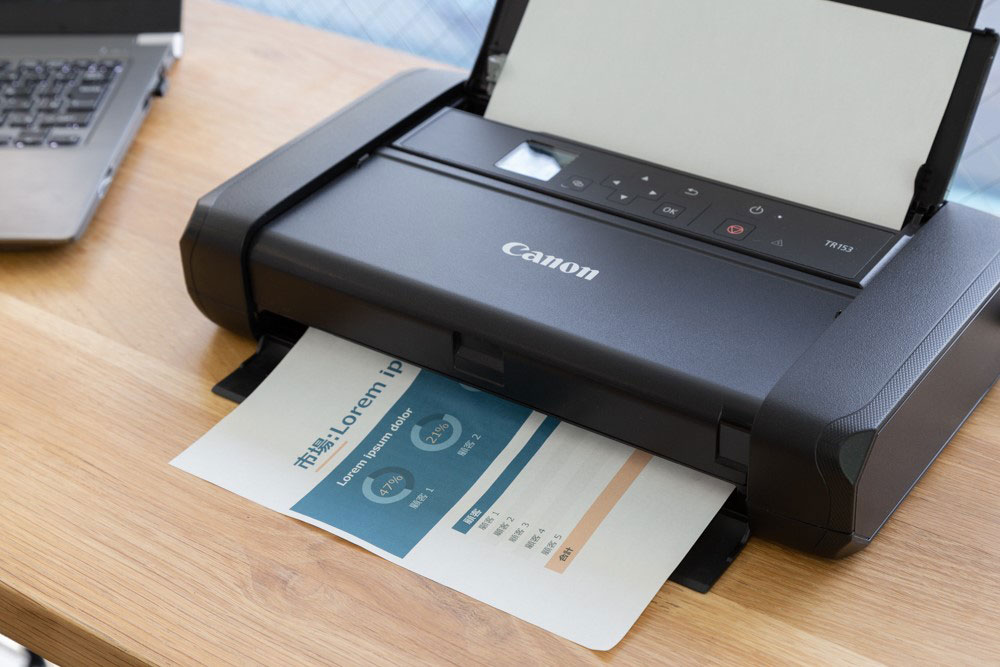 キヤノン A4モバイルプリンター TR153をレビュー！クチコミ・評判をも
