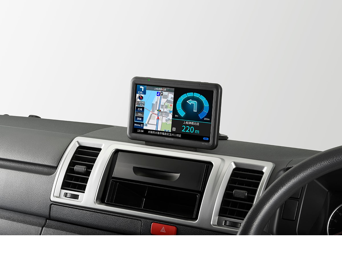 KENWOOD ポータブルナビゲーションココデス EZ-750をレビュー