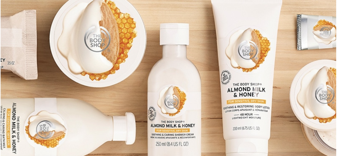 THE BODY SHOP ボディバター アーモンドミルク＆ハ二ーをレビュー