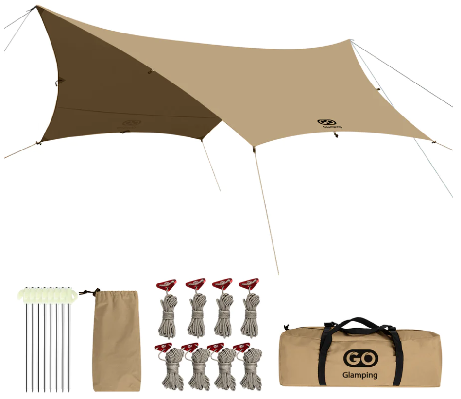 GOGlamping TSUBASA ヘキサタープTC タープ GOGlamping TSUBASA ヘキサタープ TC4.2x4.1m