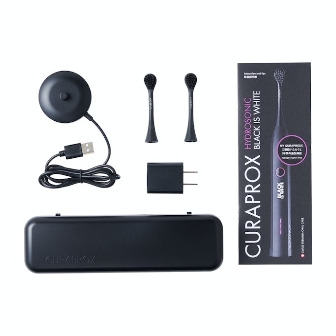 CURAPROX BLACK IS WHITE 電動歯ブラシ本体/充電器 クラプロックス 電動歯ブラシ ブラックイズホワイトをレビュー