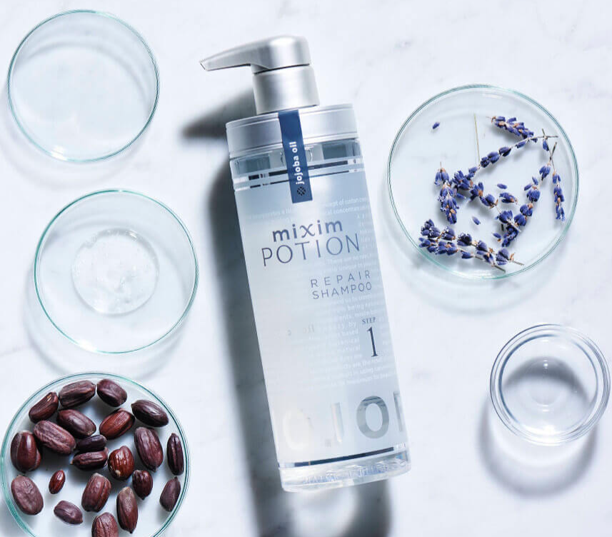 mixim POTION EXリペアシャンプーをレビュー！クチコミ・評判を