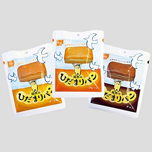 味はメープル・プレーン・チョコの3種類から選べる