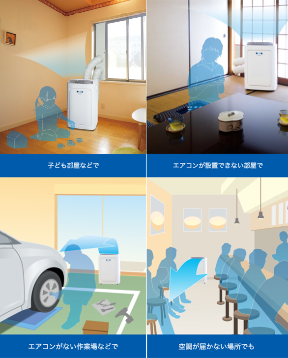 トヨトミ スポット冷暖エアコン TAD-22MWをレビュー！クチコミ・評判を