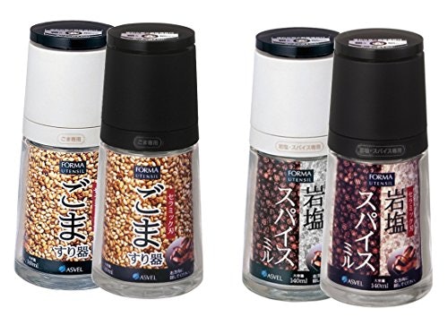 カラーはホワイトとブラックの全2色。ごま専用ミルも販売中