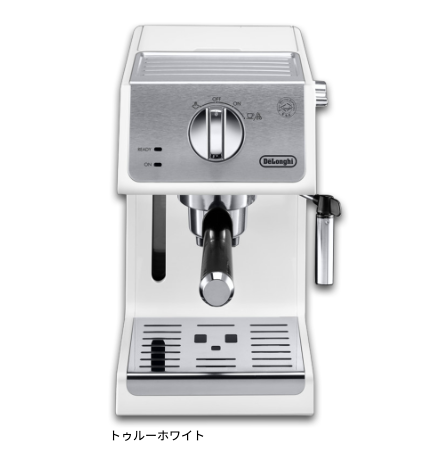 DeLonghi デロンギ アクティブ エスプレッソ・カプチーノメーカー 白 デロンギ アクティブ エスプレッソ・カプチーノメーカー