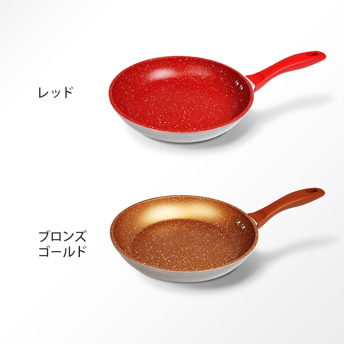 4種類の熱源に対応。サイズとカラーは2種類ずつ