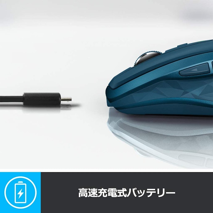 接続方法は2通り。バッテリーは3分間の充電で8時間使える