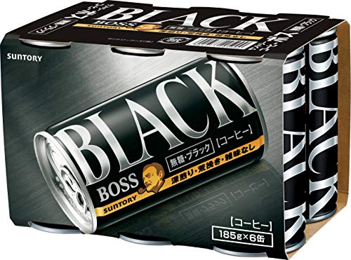 サントリーBOSS　無糖ブラック　90本 BOSS（サントリー） サントリー BOSS ボス 無糖ブラック 185g 缶
