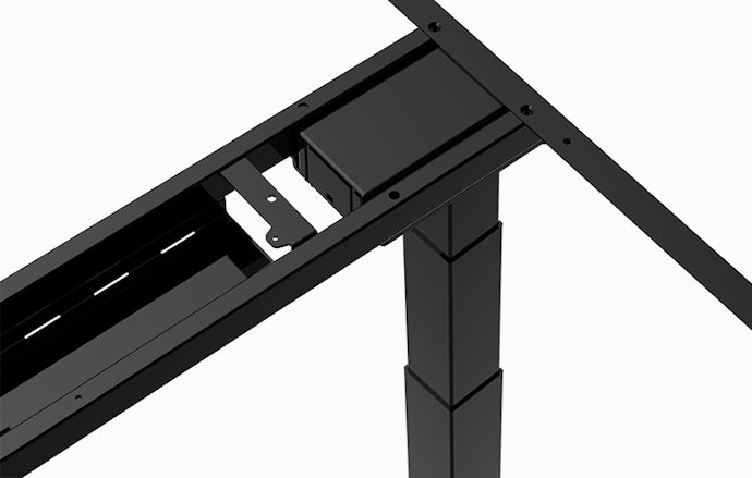2つのモーターでなめらか&スピーディな昇降を追求。耐荷重は最大100kg