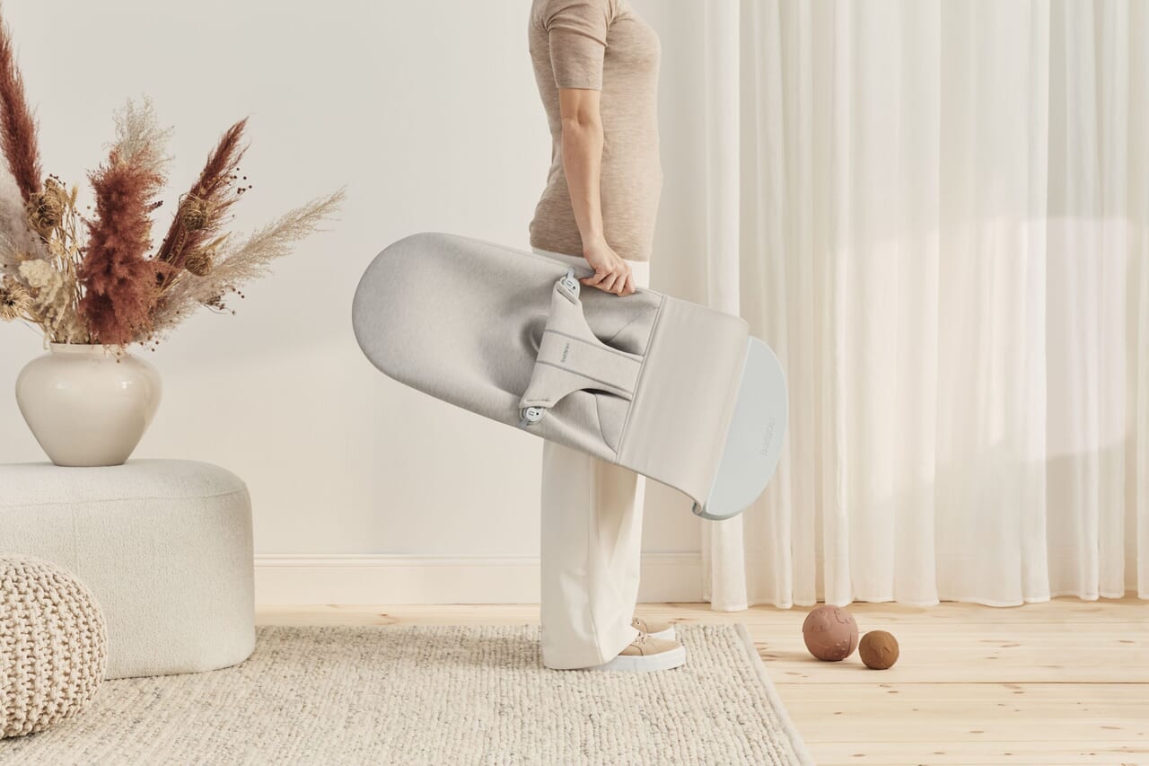 BABY BjORN ベビービョルン バウンサー ブリスエアー グレー 箱付 箱