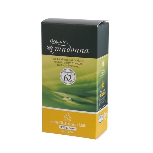 オーガニックマドンナ ピュアガードサンミルクをレビュー