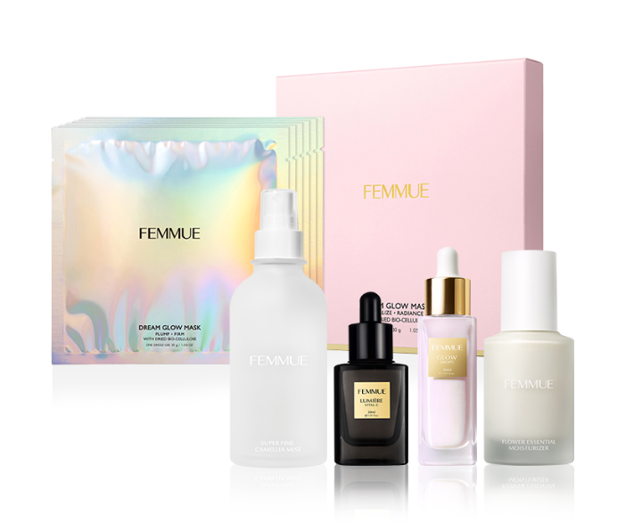 ファミュFEMMUE •乳液•ミスト美容液•化粧水•美容液5点セット