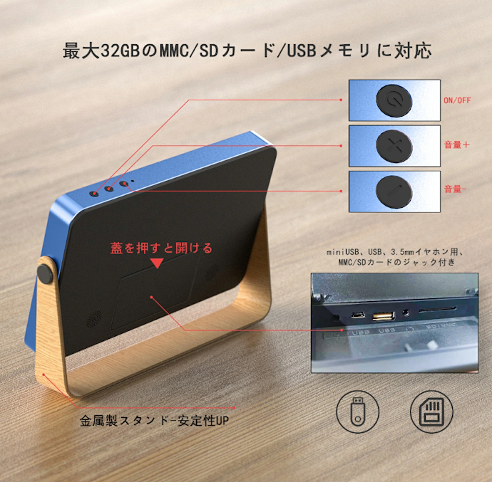 Wi-Fi対応で16GBのメモリーつき。大容量データを共有できる高性能モデル