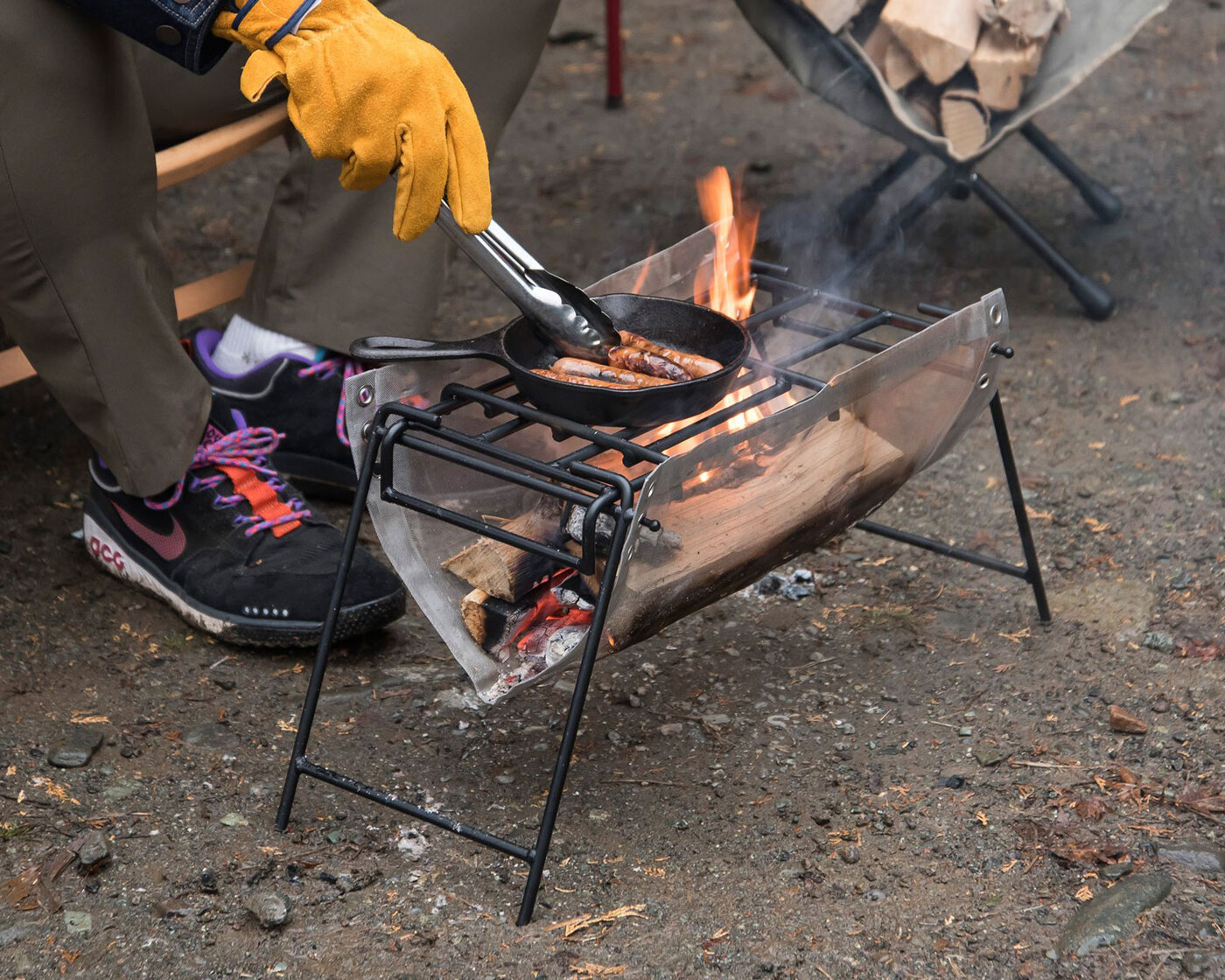 FIELDOOR アイアン焚き火台をレビュー！クチコミ・評判をもとに