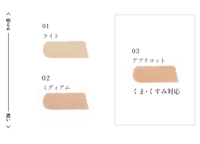 資生堂 インウイ コンシーラーのカラー展開は?