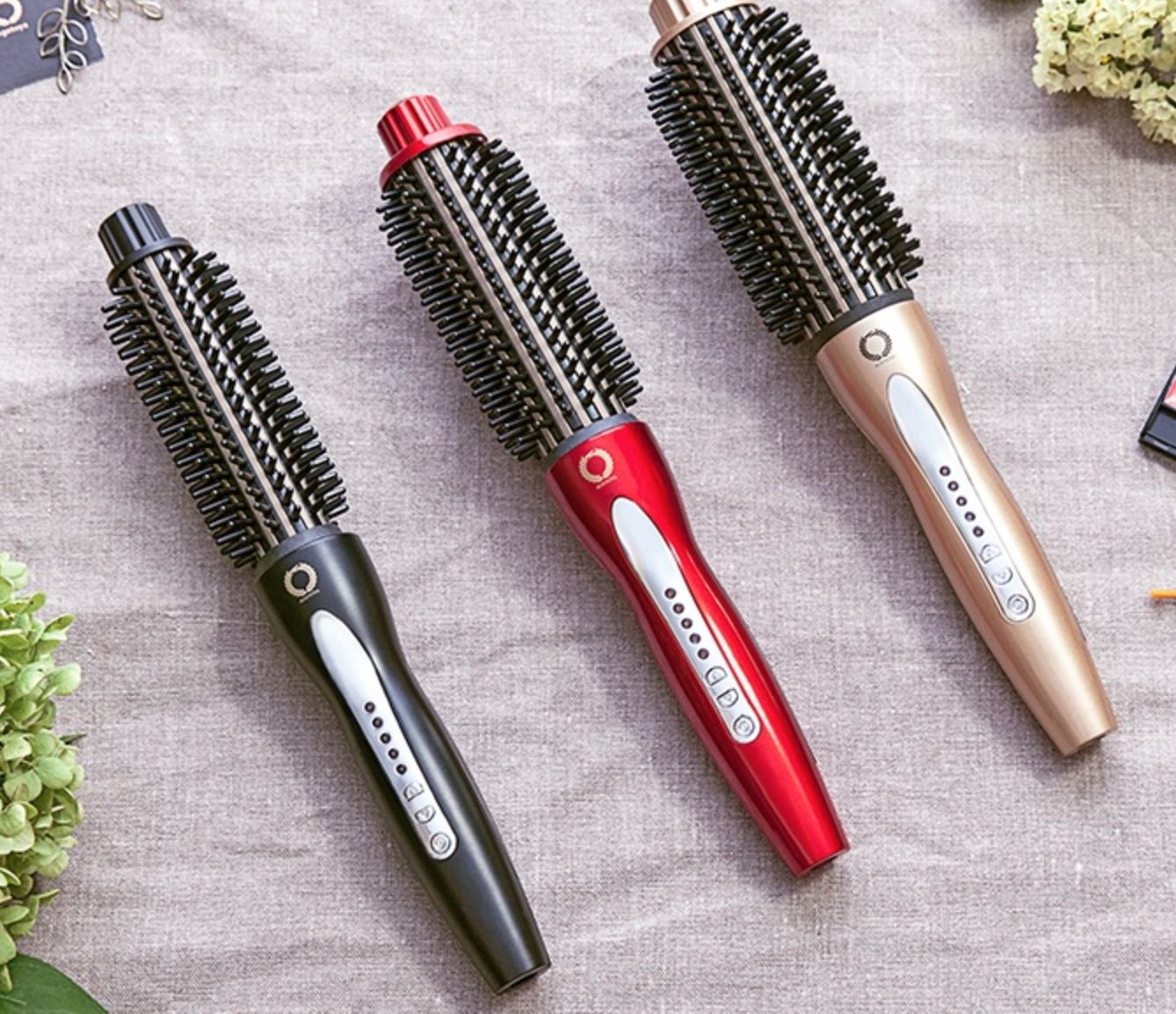 Ronne アゲツヤ ロールブラシアイロン ヘアアイロン カール ドライヤー