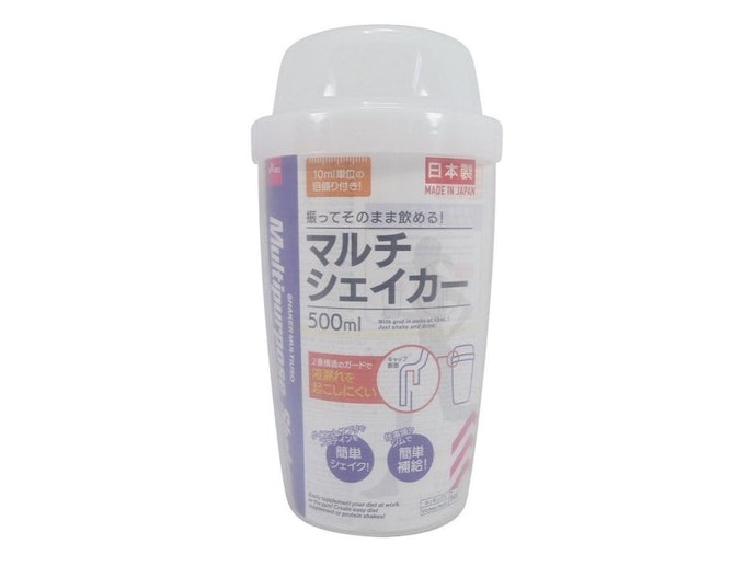 500mLの広口シェイカー。熱湯も注げる