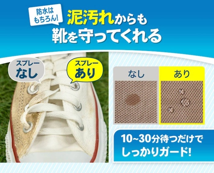 靴用防水スプレーには、どんな効果があるの?