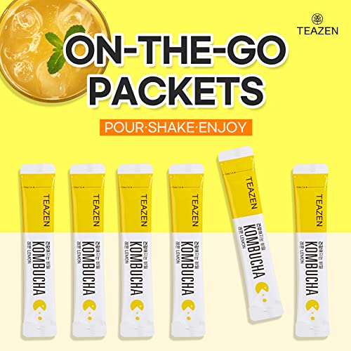 コンブチャ　レモン☆5g×30包 ボトル付き Amazon.co.jp: 【TEAZEN】ティーゼン コンブチャ 150g (5g×30個
