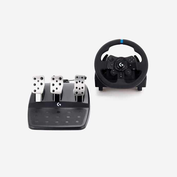ゲームと連動する独自技術を搭載。ハンドル中央のボタンでコマンド操作ができる