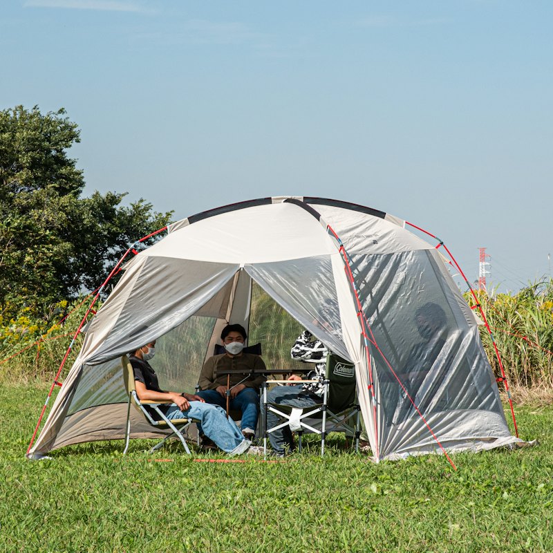 山善　テント、スクリーンハウスセット c39e6f1ebea70a9a134cdfa98d89de