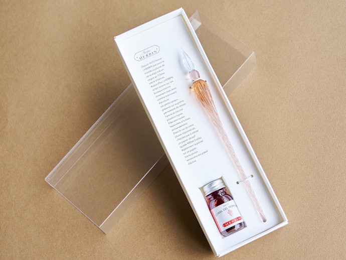 エルバン ガラスペン つむぎ&ミニインクセットの付属品は?保証はある?