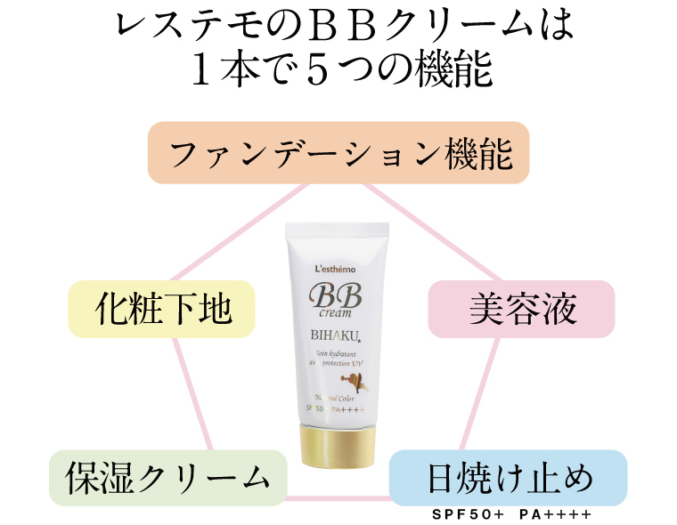 レステモ 薬用美白BBクリームを全42商品と比較！口コミや評判を実際に使ってレビューしました！ | mybest